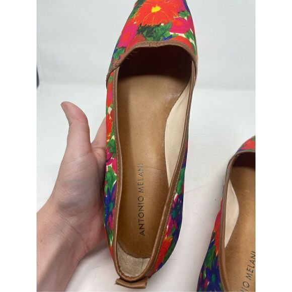 Antonio Melani Floral Espadrille Flats size 8/8.5 - Picture 6 of 12